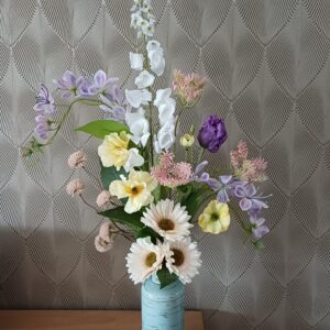 Boeket eenzijdig Fleurig