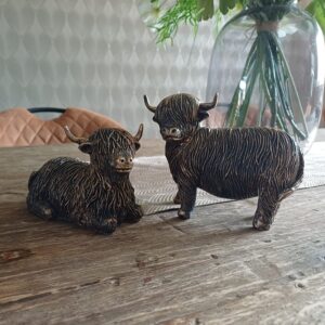 Beeldje Twee Schotse Hooglanders