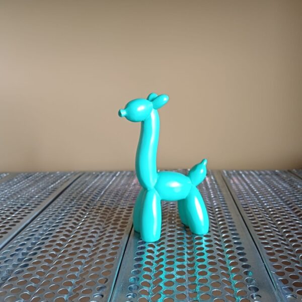 Turquoise ballonlangnek