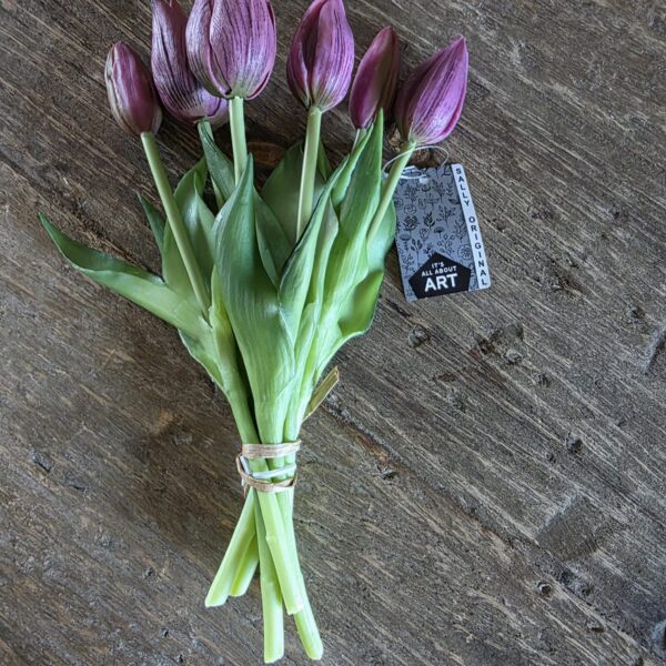 Paarse tulpen boeket van Sally Original