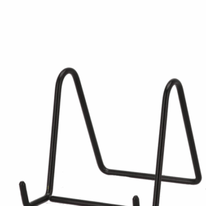 Zwarte metalen standaard