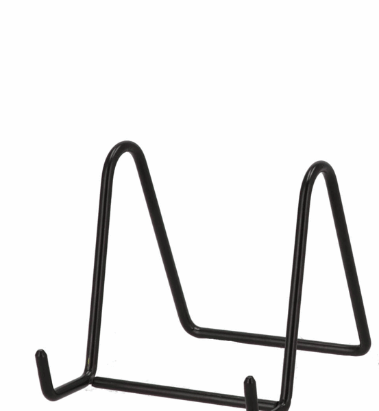 Zwarte metalen standaard