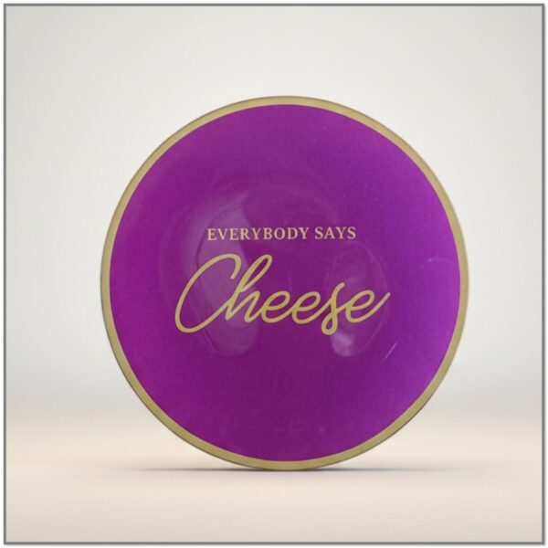 plate everybody says cheese