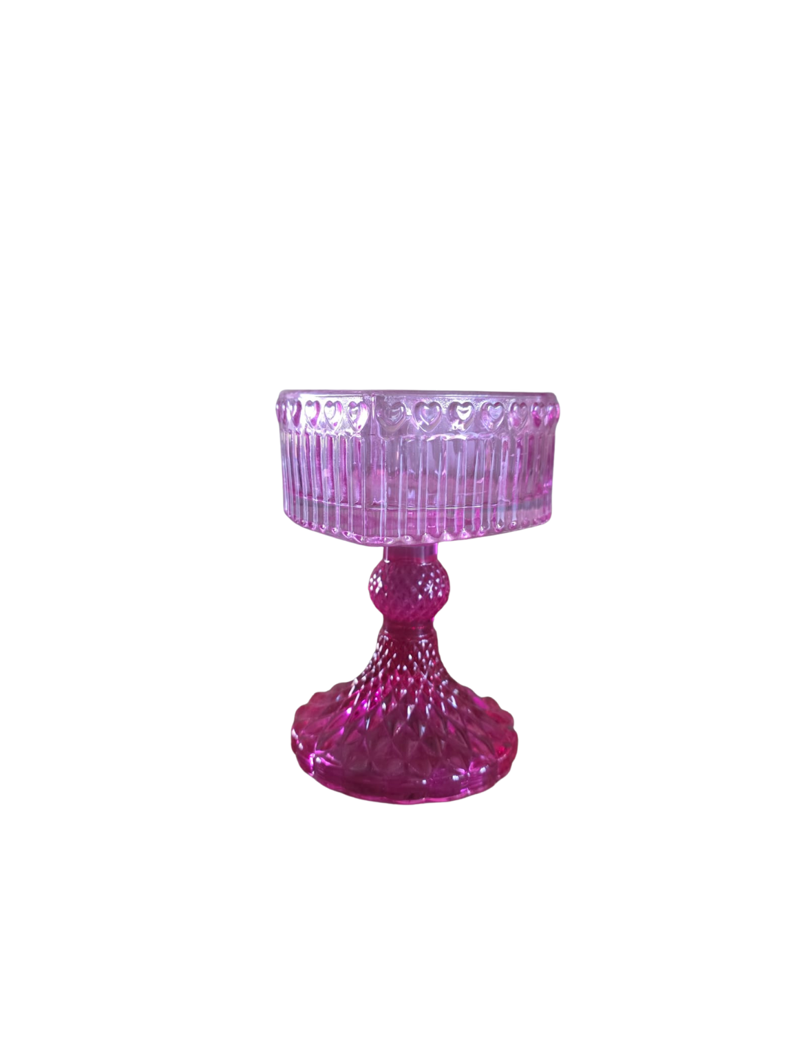 kleine kandelaar roze - Fleurig en Mooi Amore tlight klein