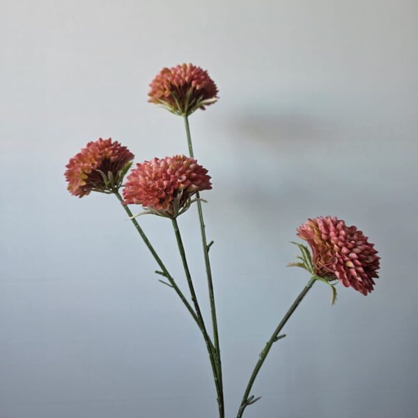 Kunstbloem Chrysant oudroze 66 cm