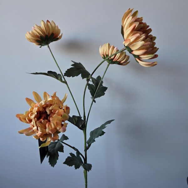 Kunstbloem chrysant crème van Countryfield