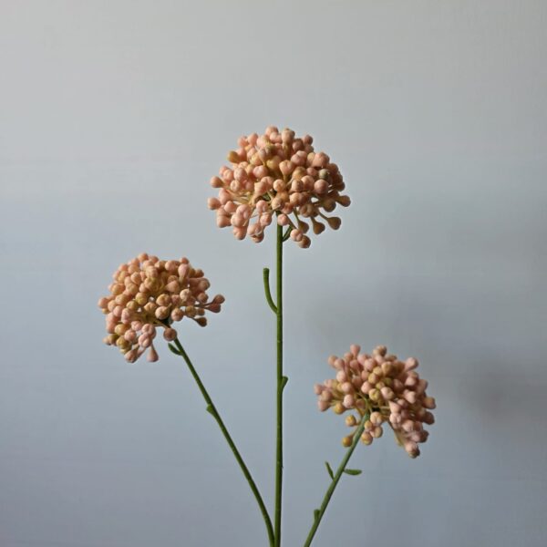 Kunstbloem Etaya wit zalm 58 cm