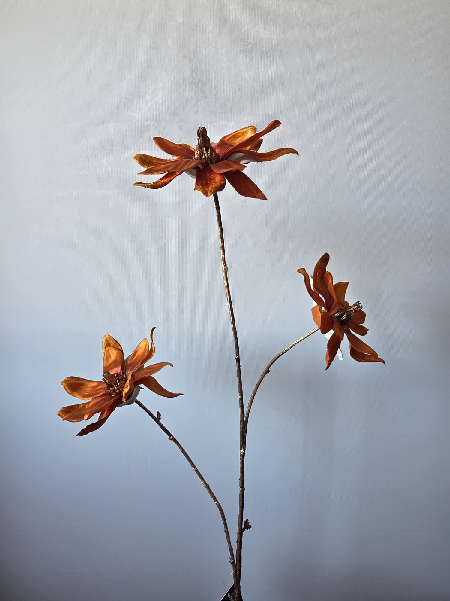 Kunstbloem magnolia Oraje cognac goud countryfield 81cm - Fleurig en Mooi