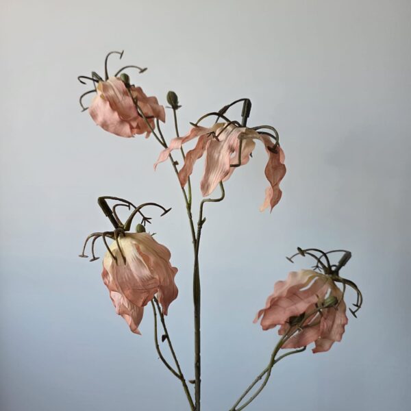 Gloriosa Kunstbloem Semporna Oud Roze  – 92 cm