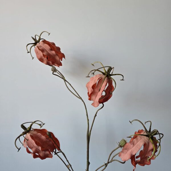 Gloriosa Kunstbloem Semporna Oranje – 92 cm