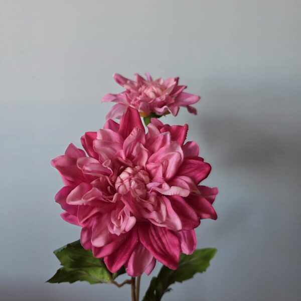 Silk Dahlia Pink Real - 60 cm