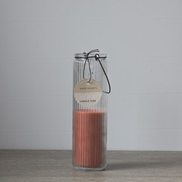 Home Society Candle Tube terracotta 20,5 cm