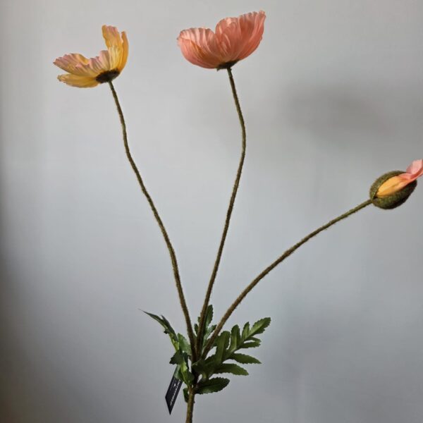 Kunstbloem Papaver roze – Countryfield