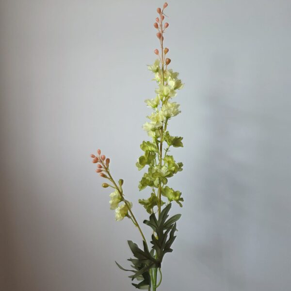Kunstbloem Delphinium Groen – kleine bloem 78 cm