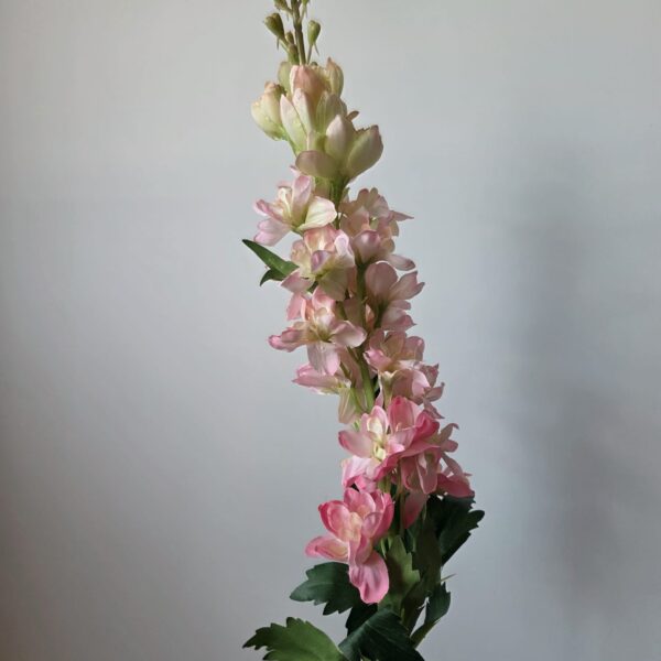Kunstbloem Delphinium roze – middelgrote bloem 73 cm