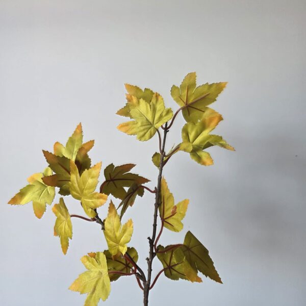 Esdoorn groen kunsttak – 38 cm