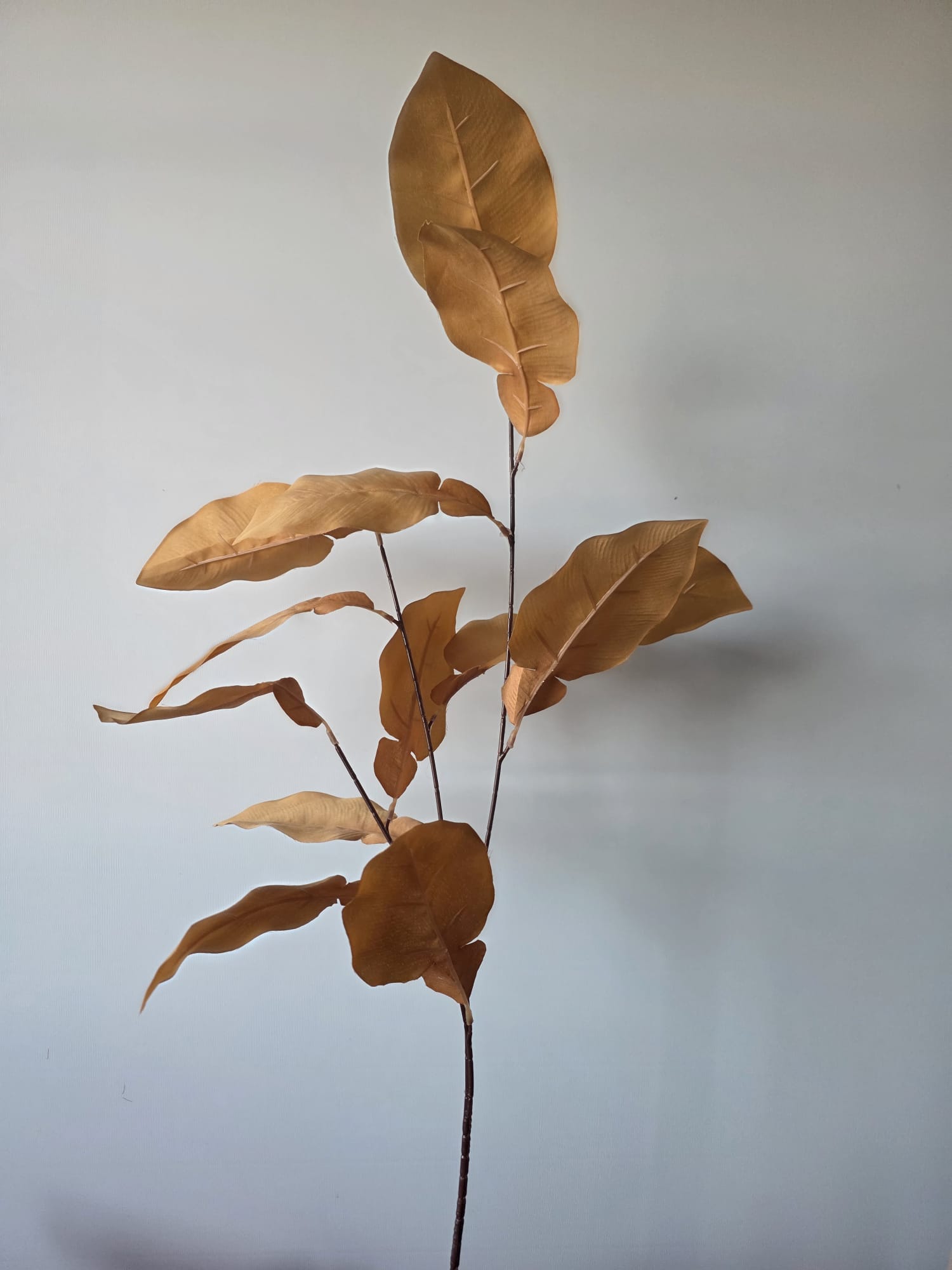 Magnolia blad herfst oranje 90 cm - Fleurig en Mooi