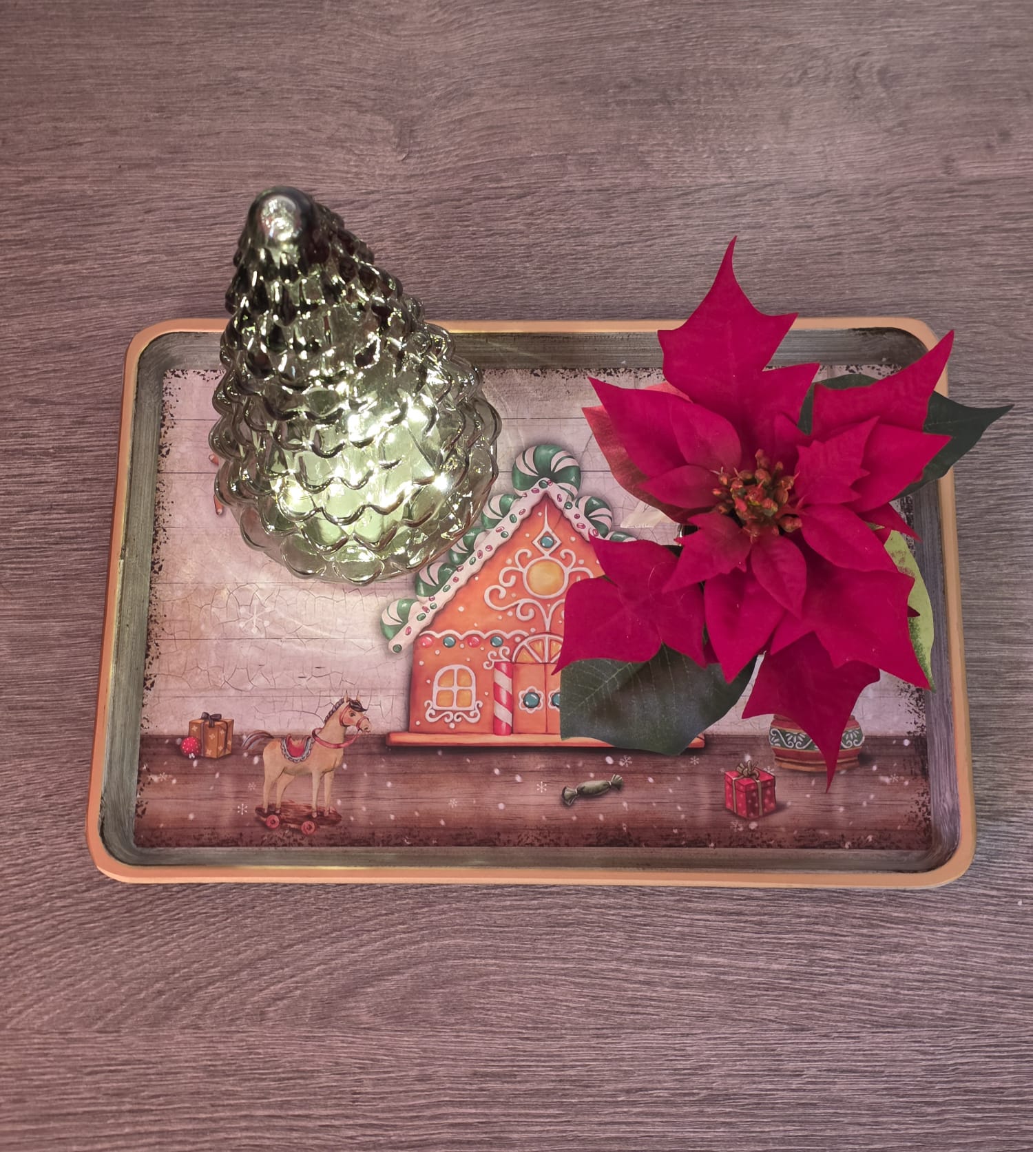 Inspiratie dienblad Kerst 315 x 215cm Clayre Eef 1 - Fleurig en Mooi