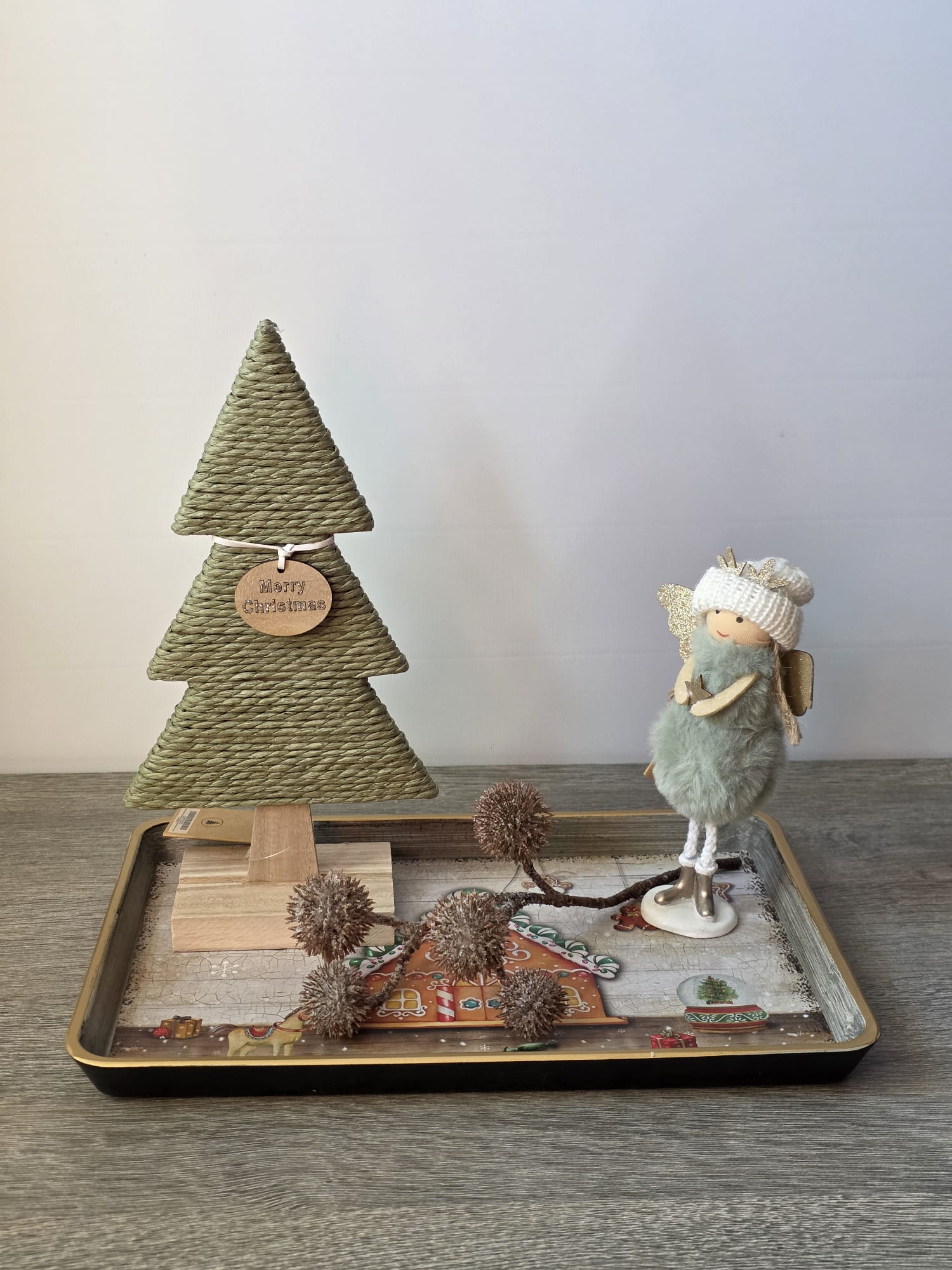 Inspiratie dienblad Kerst 315 x 215cm Clayre Eef 3 - Fleurig en Mooi