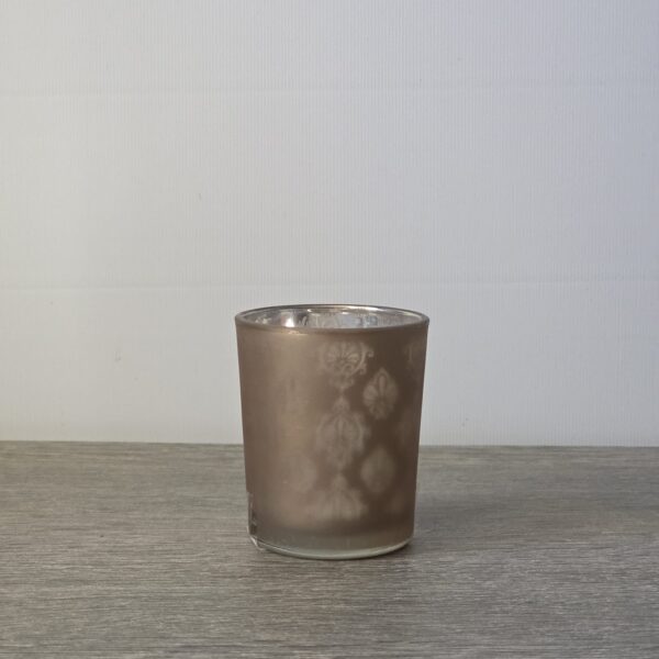 Theelichtglas Taupe Bruin – 6,5 cm – The Wood Box